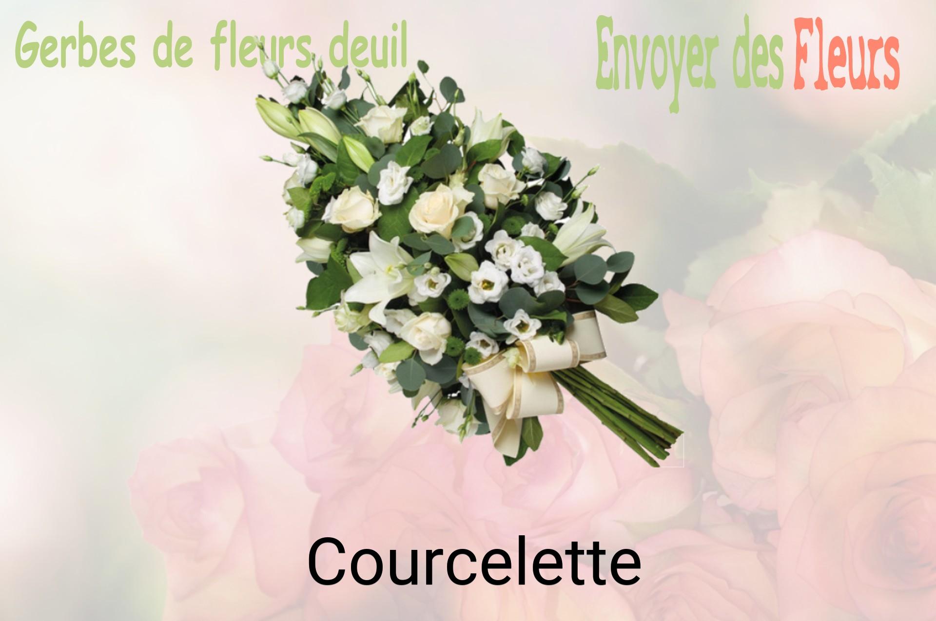 Gerbe de fleurs de deuil livrée à Courcelette